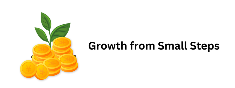 small savings grow eventually.